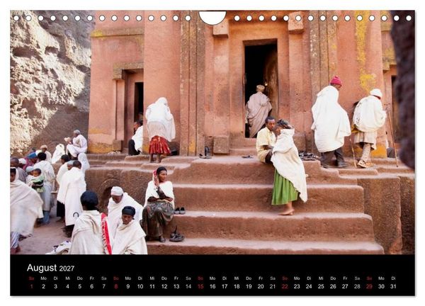 Produktbild: &Auml;thiopien - kulturelle H&ouml;hepunkte im orthdoxen Norden (Wandkalender 2027 DIN A4 quer), CALVENDO Monatskalender