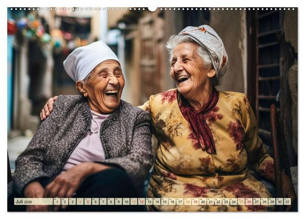 Produktbild: Lachen verzaubert (Wandkalender 2026 DIN A2 quer), CALVENDO Monatskalender