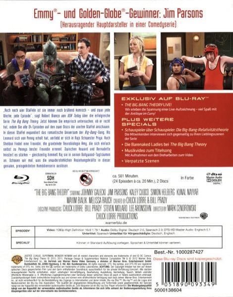 Produktbild: The Big Bang Theory - Staffel 4 [2 BRs]
