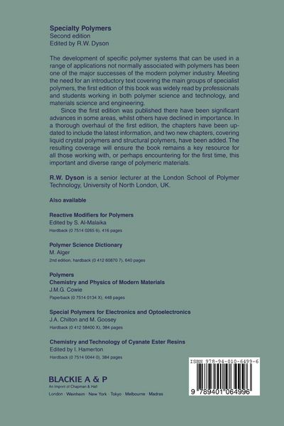 Produktbild: Specialty Polymers