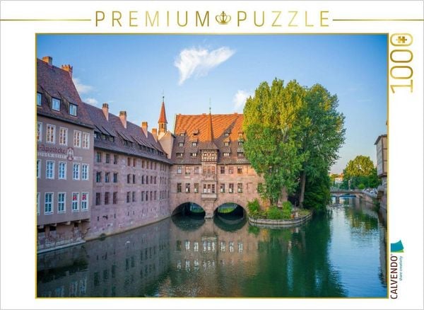 Produktbild: CALVENDO Puzzle N&uuml;rnberg - Heilig-Geist-Spital | 1000 Teile Lege-Gr&ouml;&szlig;e 64x48cm Foto-Puzzle f&uuml;r gl&uuml;ckliche Stunden