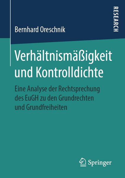 Produktbild: Verh&auml;ltnism&auml;&szlig;igkeit und Kontrolldichte