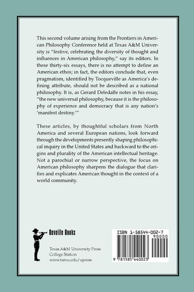 Produktbild: Frontiers in American Philosophy Volume II