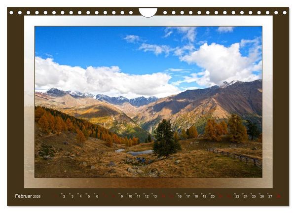 Produktbild: Das vergessene Tal. Schnalstal - Val Senales (Wandkalender 2026 DIN A4 quer), CALVENDO Monatskalender