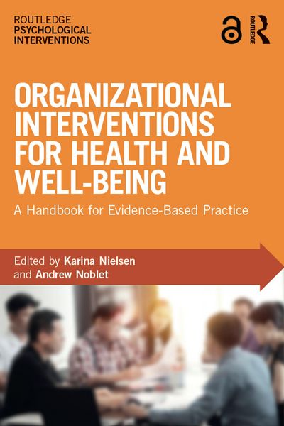 Produktbild: Organizational Interventions for Health and Well-being