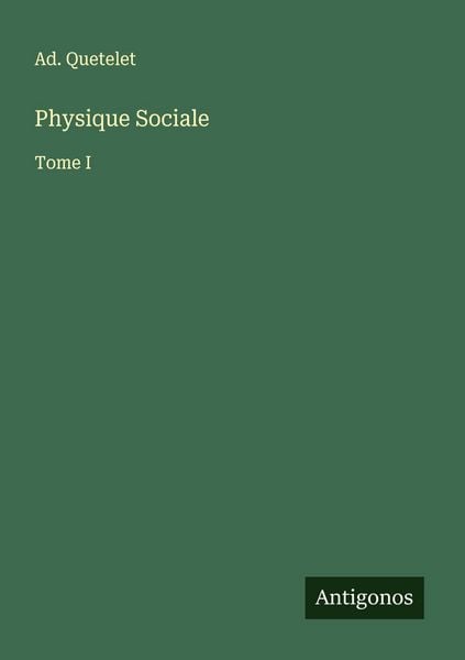 Produktbild: Physique Sociale