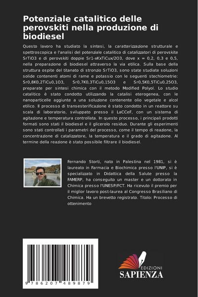 Produktbild: Potenziale catalitico delle perovskiti nella produzione di biodiesel