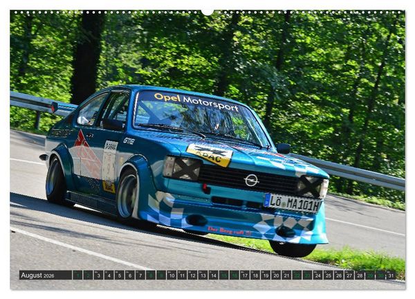 Produktbild: OLDTIMER BERGRENNEN - OPEL AM START (hochwertiger Premium Wandkalender 2026 DIN A2 quer), Kunstdruck in Hochglanz