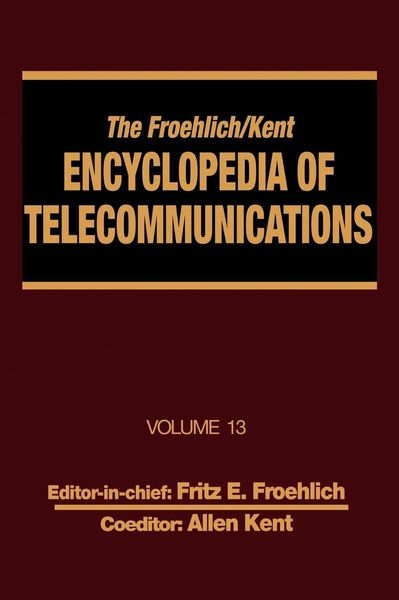 Produktbild: The Froehlich/Kent Encyclopedia of Telecommunications