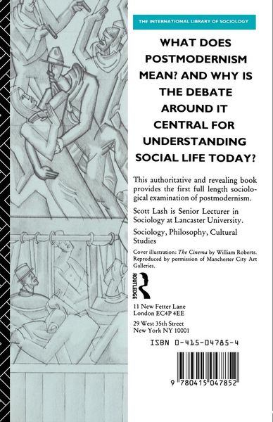 Produktbild: Sociology of Postmodernism