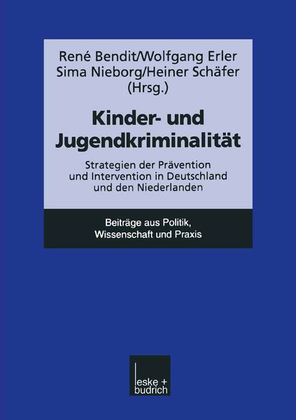 Produktbild: Kinder- und Jugendkriminalit&auml;t