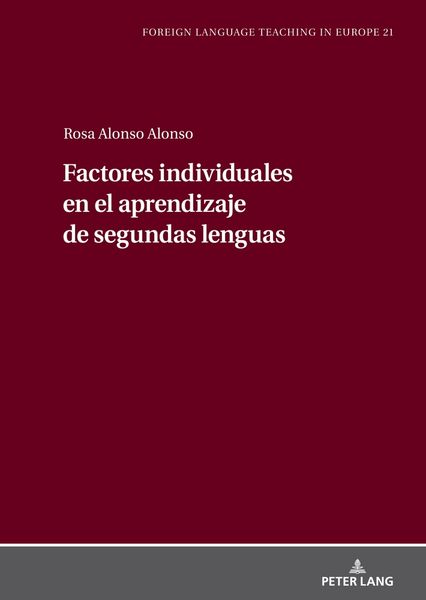 Produktbild: Factores individuales en el aprendizaje de segundas lenguas