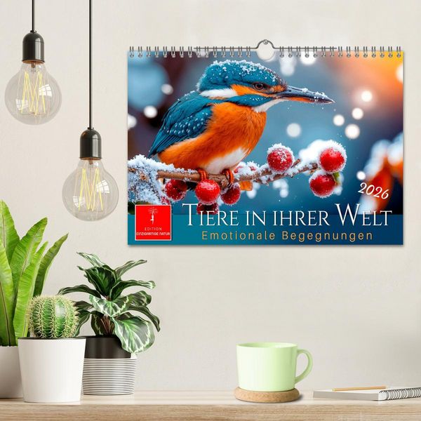 Produktbild: Tiere in ihrer Welt (Wandkalender 2026 DIN A4 quer), CALVENDO Monatskalender