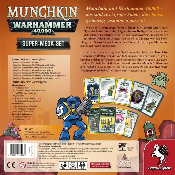 Produktbild: Munchkin Warhammer 40K Super Mega Set
