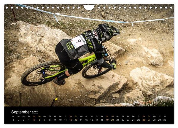 Produktbild: Downhill Racing 2026 (Wandkalender 2026 DIN A4 quer), CALVENDO Monatskalender