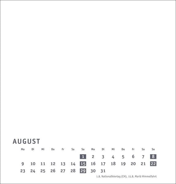 Produktbild: Premium-Bastelkalender wei&szlig; mittel 2027