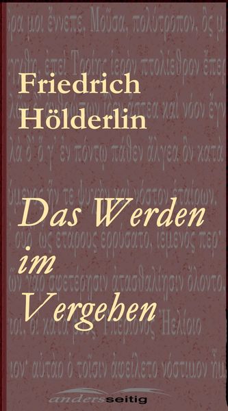 Produktbild: Das Werden im Vergehen