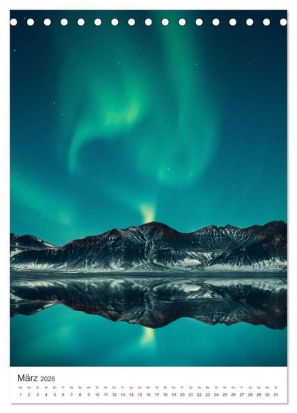 Produktbild: Faszination Island - Eine einmalige Reise. (Tischkalender 2026 DIN A5 hoch), CALVENDO Monatskalender