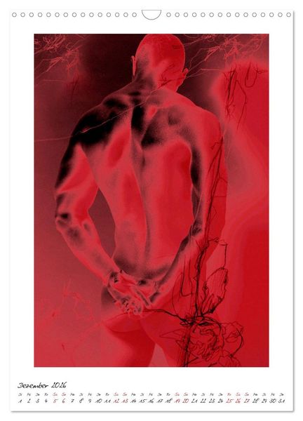 Produktbild: Aktfloral (Wandkalender 2026 DIN A3 hoch), CALVENDO Monatskalender
