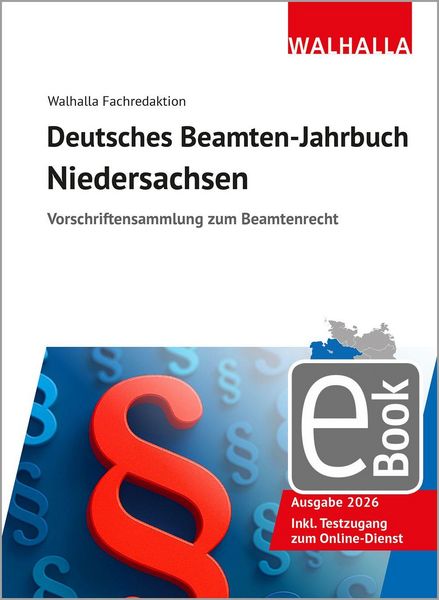 Produktbild: Deutsches Beamten-Jahrbuch Niedersachsen Jahresband 2026
