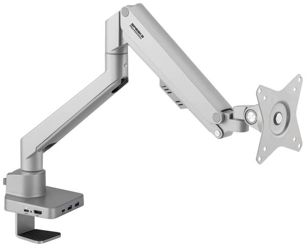 Produktbild: SpeaKa Professional Monitor-Tischhalterung SP-MM-600 1 Display(s) 43,2cm (17\") - 81,3cm (32\") Silber Rotierbar, Neigbar