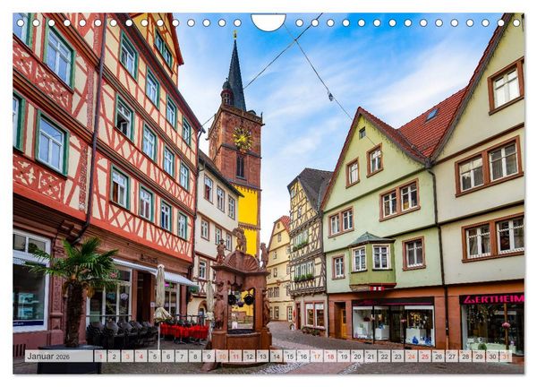 Produktbild: Wertheim Impressionen (Wandkalender 2026 DIN A4 quer), CALVENDO Monatskalender