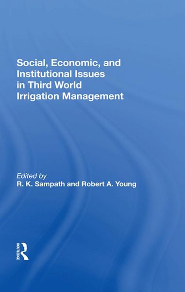 Produktbild: Social, Economic, And Institutional Issues In Third World Irrigation Management