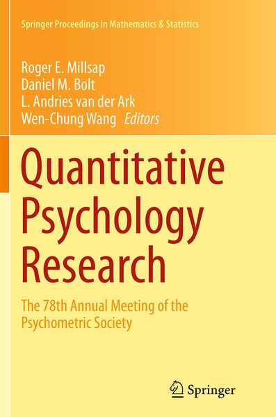 Produktbild: Quantitative Psychology Research
