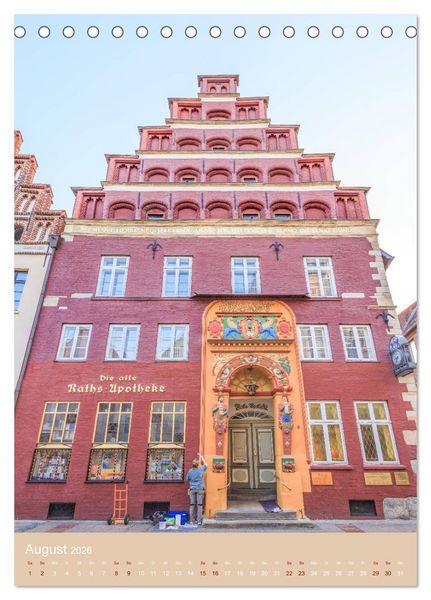 Produktbild: Sch&ouml;nes L&uuml;neburg (Tischkalender 2026 DIN A5 hoch), CALVENDO Monatskalender