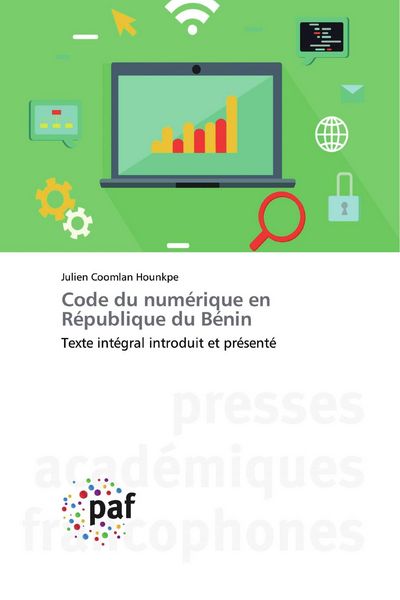 Produktbild: Code du num&eacute;rique en R&eacute;publique du B&eacute;nin