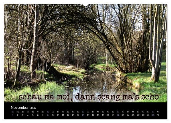 Produktbild: Baierische Lebensweisheiten (hochwertiger Premium Wandkalender 2026 DIN A2 quer), Kunstdruck in Hochglanz