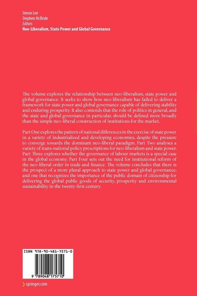 Produktbild: Neo-Liberalism, State Power and Global Governance