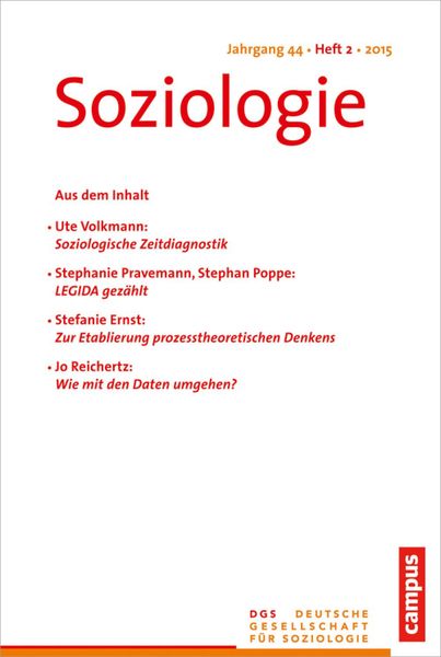 Produktbild: Soziologie 2.2015