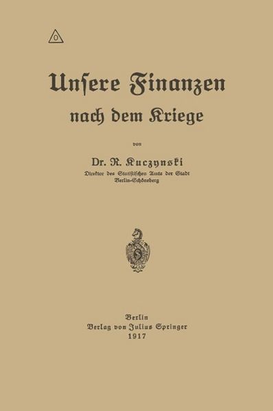 Produktbild: Unsere Finanzen nach dem Kriege
