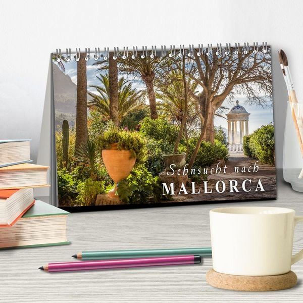 Produktbild: Sehnsucht nach Mallorca (Tischkalender 2026 DIN A5 quer), CALVENDO Monatskalender