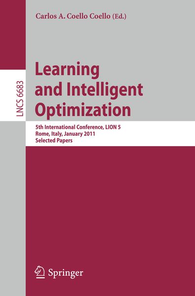 Produktbild: Learning and Intelligent Optimization