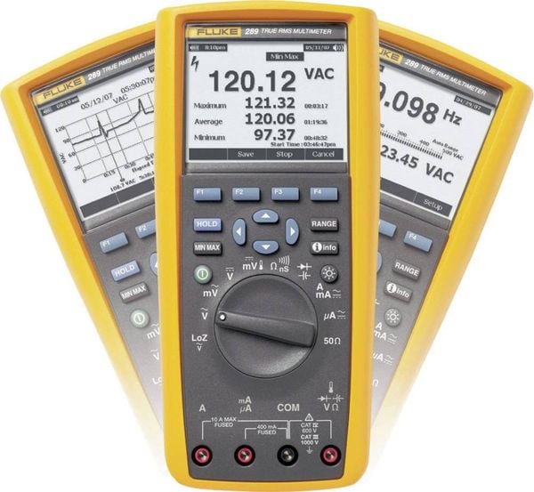 Fluke 289/EUR Hand-Multimeter digital Grafik-Display, Datenlogger, LoZ CAT III 1000 V, CAT IV 600 V Anzeige (Counts): 50000