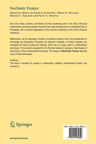 Produktbild: Stochastic Finance