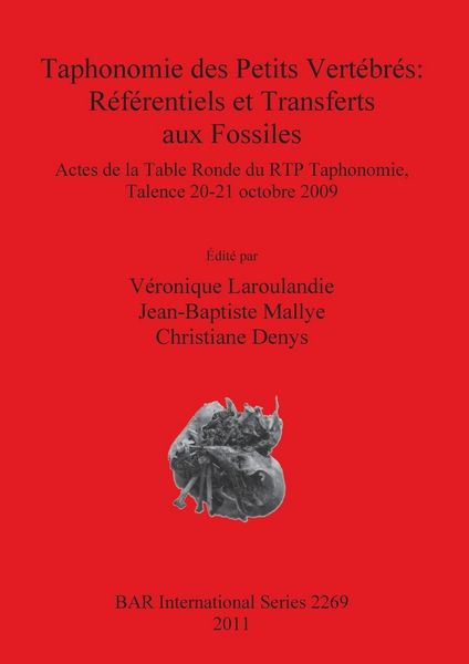 Produktbild: Taphonomie des Petits Vert&eacute;br&eacute;s