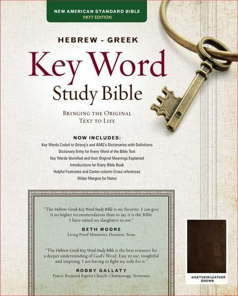 Produktbild: The Hebrew-Greek Key Word Study Bible