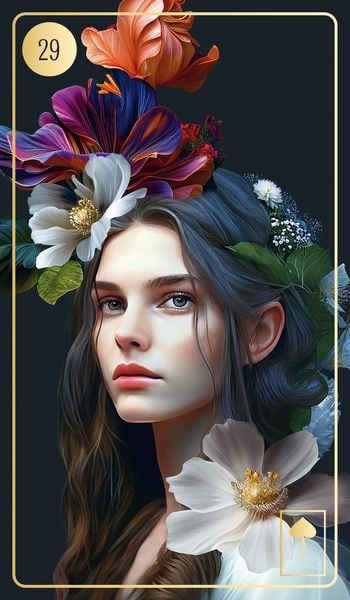 Lenormand-Kartenset: Floralis