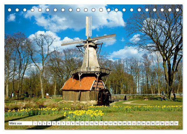 Produktbild: Wundersch&ouml;nes Emsland (Tischkalender 2026 DIN A5 quer), CALVENDO Monatskalender