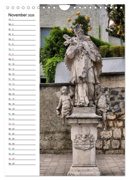 Produktbild: Nepomuk - Der Br&uuml;ckenheilige (Wandkalender 2026 DIN A4 hoch), CALVENDO Monatskalender