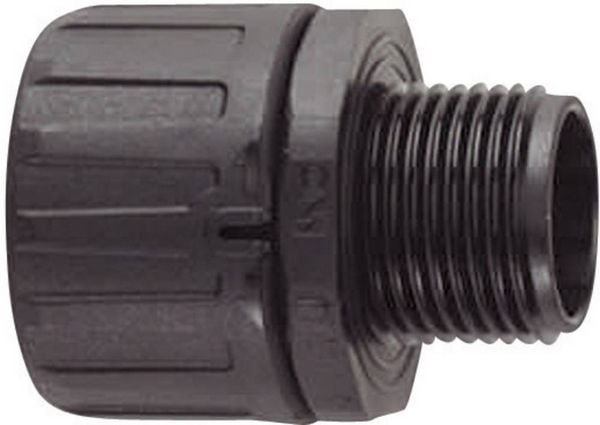 Produktbild: HellermannTyton 166-21001 HG13-S-M16 Schlauchverschraubung Schwarz M16 9.80mm Gerade 1St.