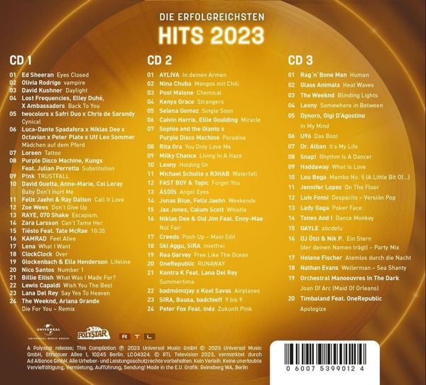 Produktbild: Die Ultimative Chartshow - Hits 2023