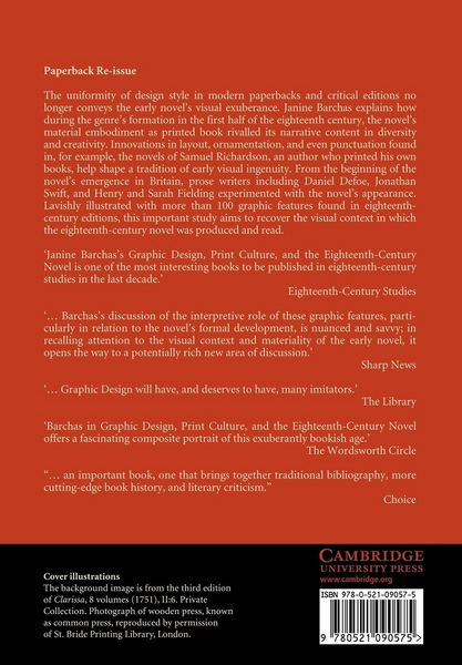 Produktbild: Graphic Design, Print Culture, and the Eighteenth-Century Novel