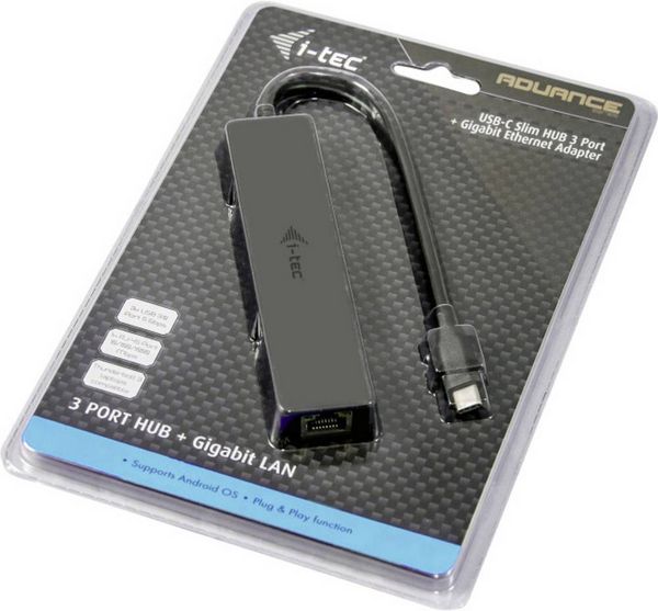 Produktbild: i-tec Netzwerkadapter 10 / 100 / 1000 MBit/s USB-C&reg;