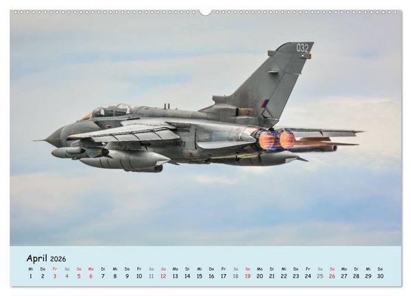 Produktbild: Luft&uuml;berlegenheit - Kampfjets in Aktion (Wandkalender 2026 DIN A2 quer), CALVENDO Monatskalender