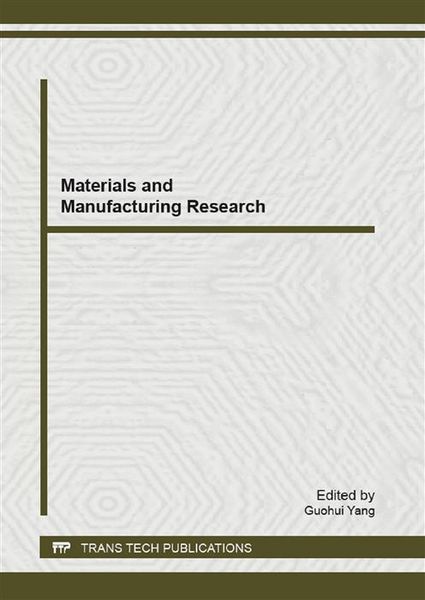 Produktbild: Materials and Manufacturing Research