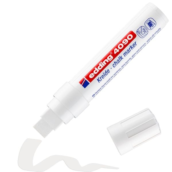 Produktbild: edding 4090 Kreidemarker WindowMarker 4-15mm wei&szlig;